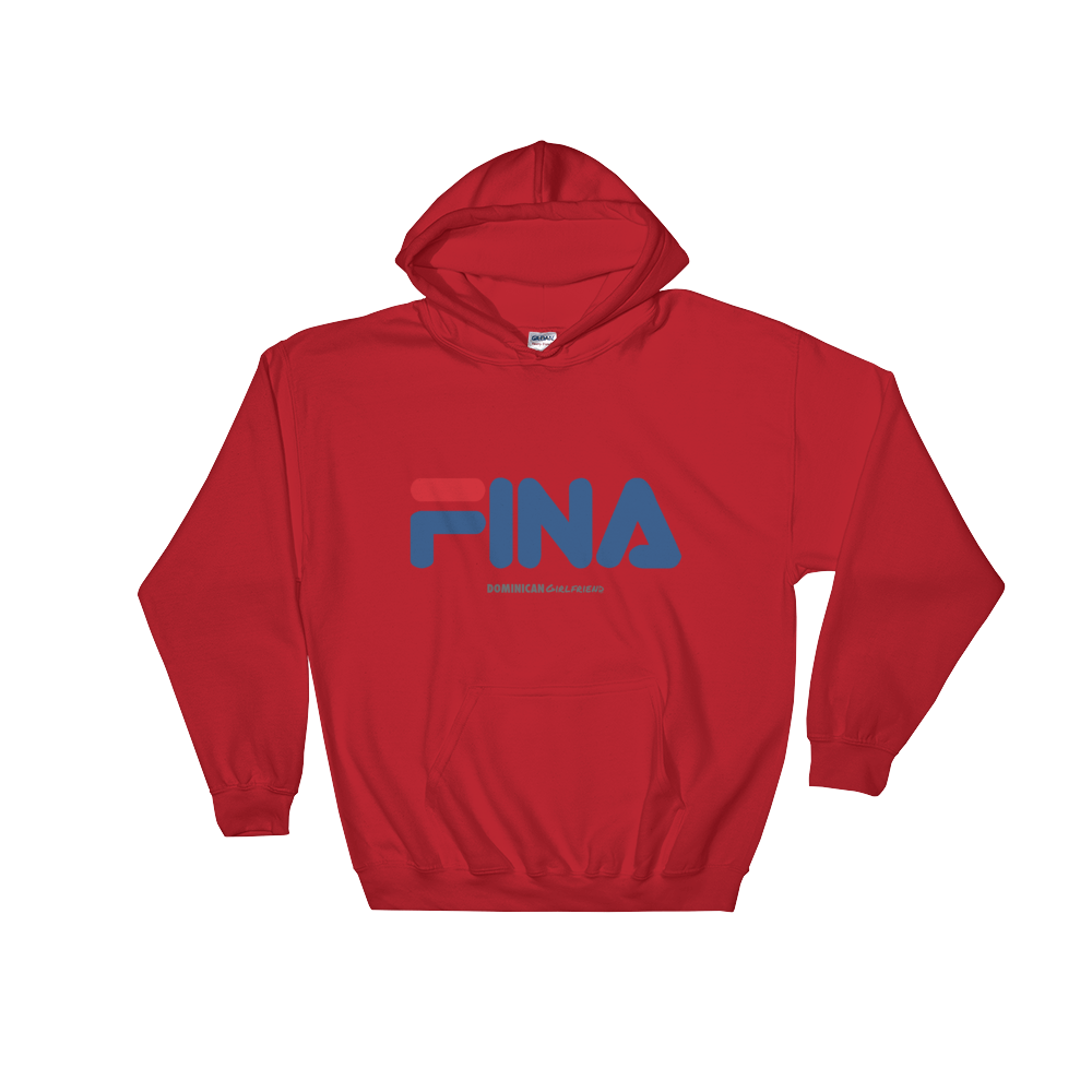 Fina Hoodie  - 2020 - DominicanGirlfriend.com - Frases Dominicanas - República Dominicana Lifestyle Graphic T-Shirts Streetwear & Accessories - New York - Bronx - Washington Heights - Miami - Florida - Boca Chica - USA - Dominican Clothing