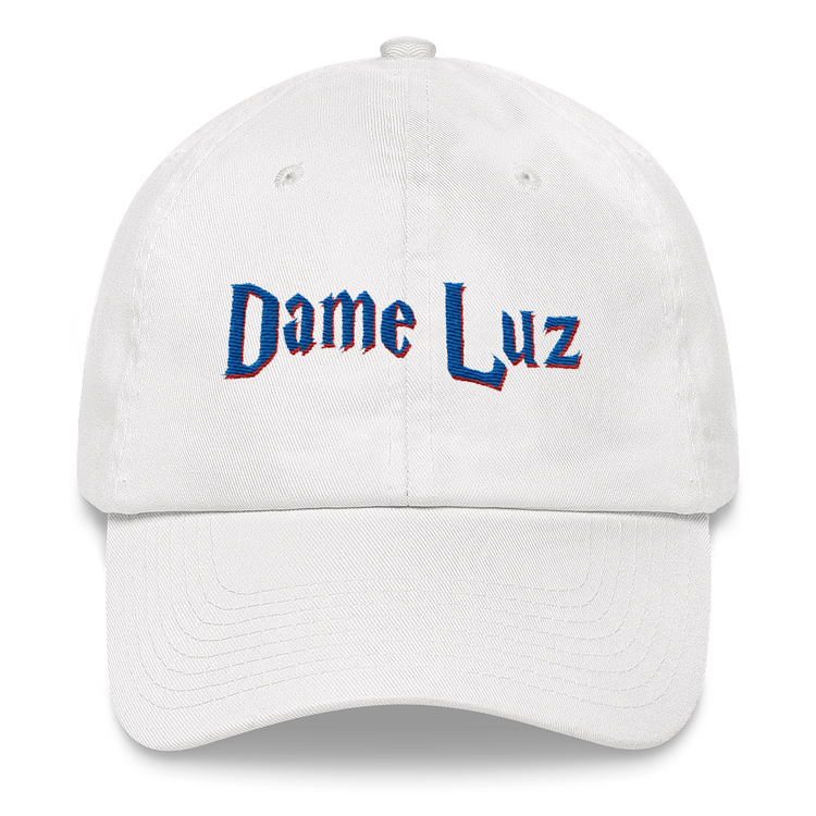 Dame Luz Dad hat - 2020 - DominicanGirlfriend.com - Frases Dominicanas - República Dominicana Lifestyle Graphic T-Shirts Streetwear & Accessories - New York - Bronx - Washington Heights - Miami - Florida - Boca Chica - USA - Dominican Clothing