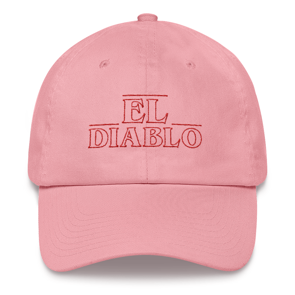 El Diablo Dad Hat  - 2020 - DominicanGirlfriend.com - Frases Dominicanas - República Dominicana Lifestyle Graphic T-Shirts Streetwear & Accessories - New York - Bronx - Washington Heights - Miami - Florida - Boca Chica - USA - Dominican Clothing