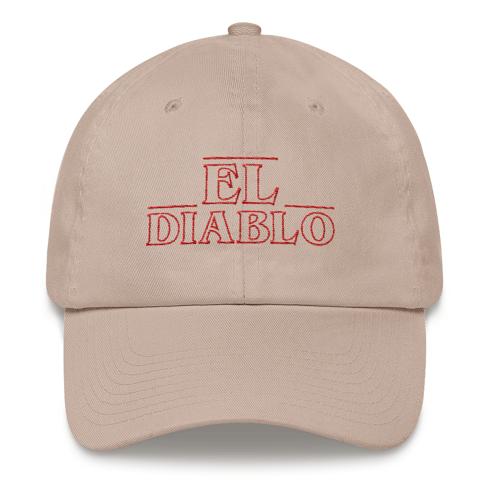 El Diablo Dad Hat  - 2020 - DominicanGirlfriend.com - Frases Dominicanas - República Dominicana Lifestyle Graphic T-Shirts Streetwear & Accessories - New York - Bronx - Washington Heights - Miami - Florida - Boca Chica - USA - Dominican Clothing