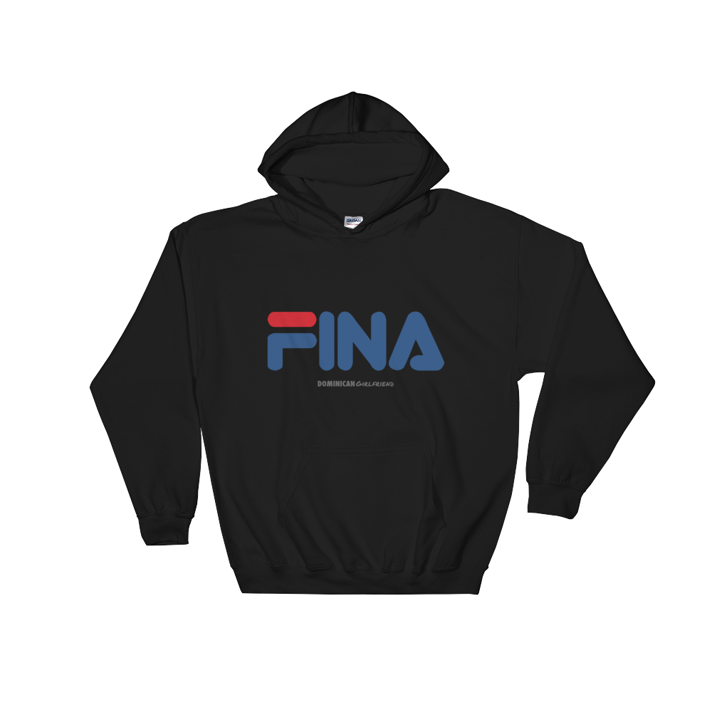 Fina Hoodie  - 2020 - DominicanGirlfriend.com - Frases Dominicanas - República Dominicana Lifestyle Graphic T-Shirts Streetwear & Accessories - New York - Bronx - Washington Heights - Miami - Florida - Boca Chica - USA - Dominican Clothing