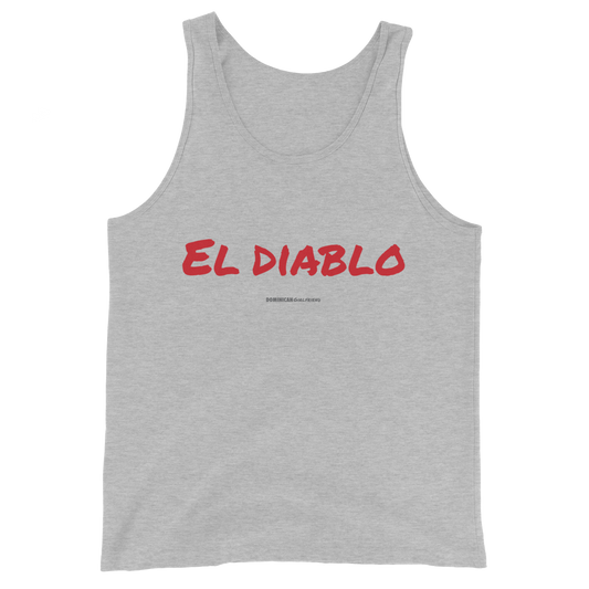 El Diablo Unisex Tank Top  - 2020 - DominicanGirlfriend.com - Frases Dominicanas - República Dominicana Lifestyle Graphic T-Shirts Streetwear & Accessories - New York - Bronx - Washington Heights - Miami - Florida - Boca Chica - USA - Dominican Clothing