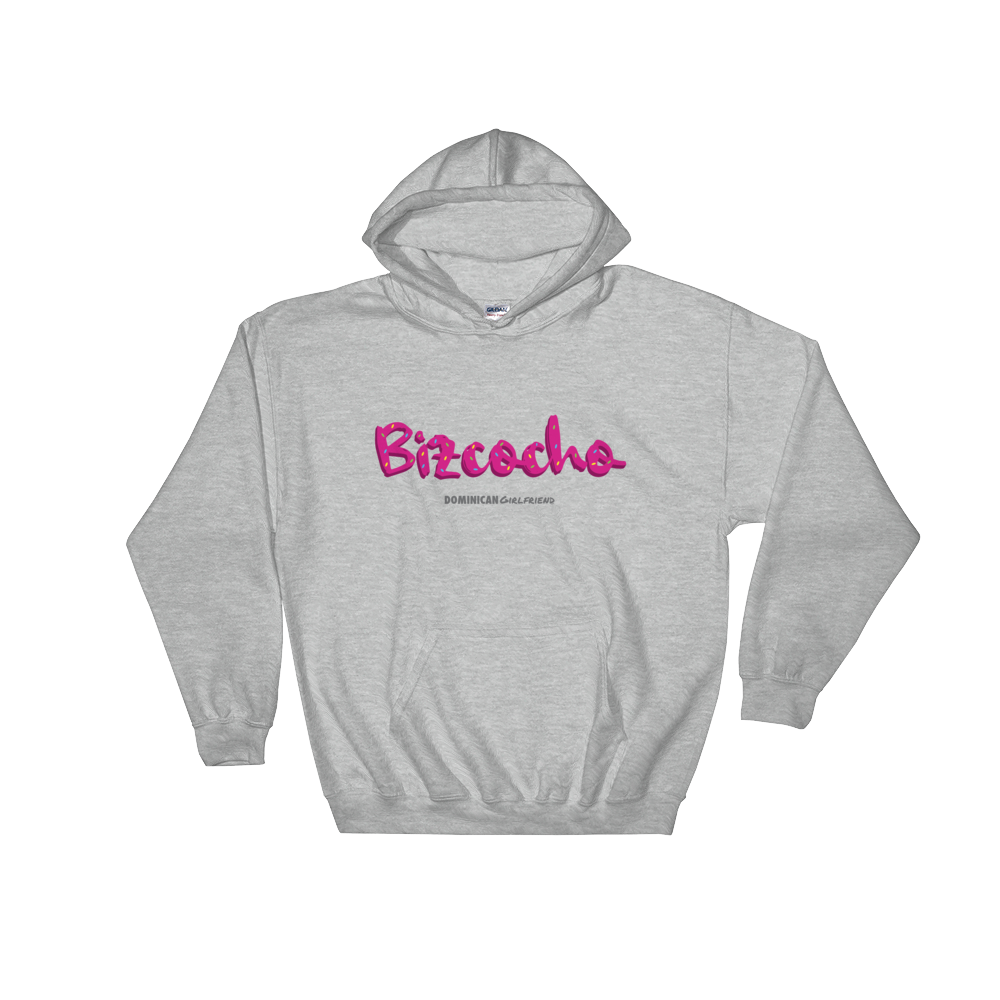 Bizcocho Hoodie  - 2020 - DominicanGirlfriend.com - Frases Dominicanas - República Dominicana Lifestyle Graphic T-Shirts Streetwear & Accessories - New York - Bronx - Washington Heights - Miami - Florida - Boca Chica - USA - Dominican Clothing