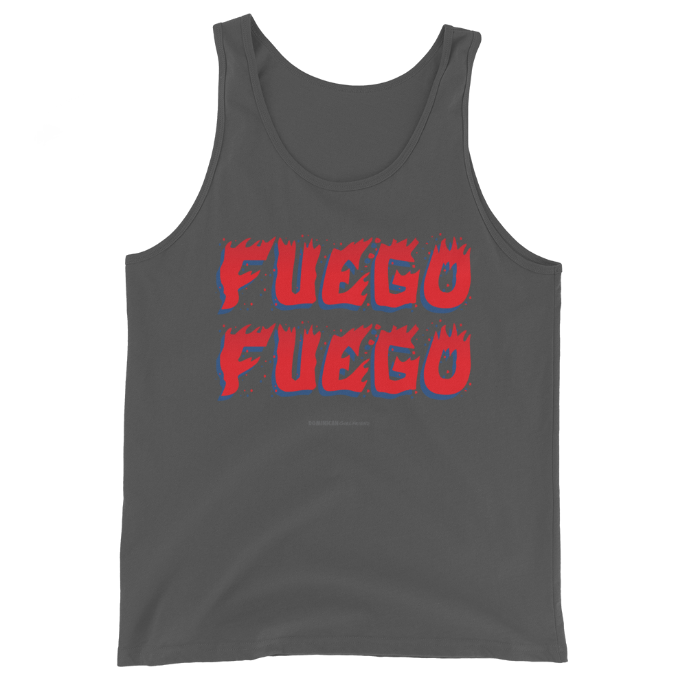Fuego Tank Top  - 2020 - DominicanGirlfriend.com - Frases Dominicanas - República Dominicana Lifestyle Graphic T-Shirts Streetwear & Accessories - New York - Bronx - Washington Heights - Miami - Florida - Boca Chica - USA - Dominican Clothing