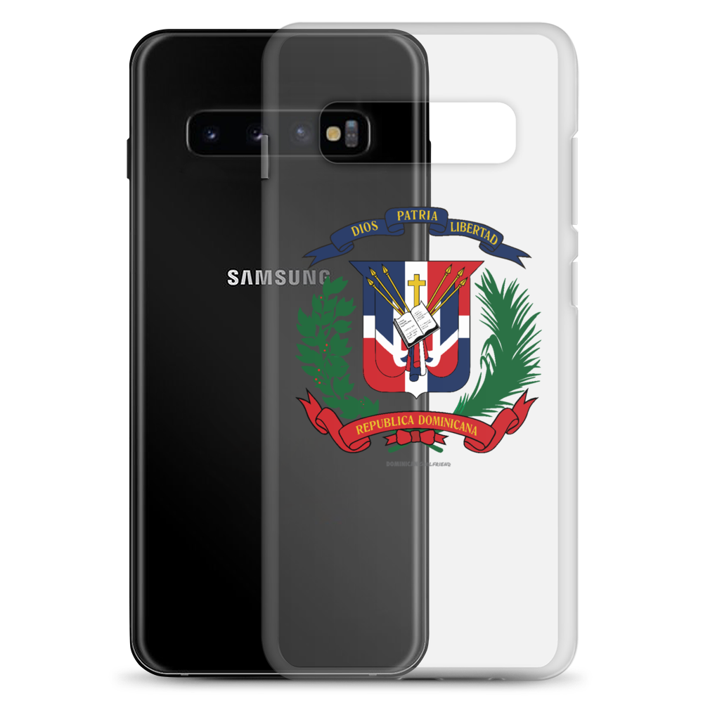 Escudo de la República Dominicana Samsung Case - 2020 - DominicanGirlfriend.com - Frases Dominicanas - República Dominicana Lifestyle Graphic T-Shirts Streetwear & Accessories - New York - Bronx - Washington Heights - Miami - Florida - Boca Chica - USA - Dominican Clothing