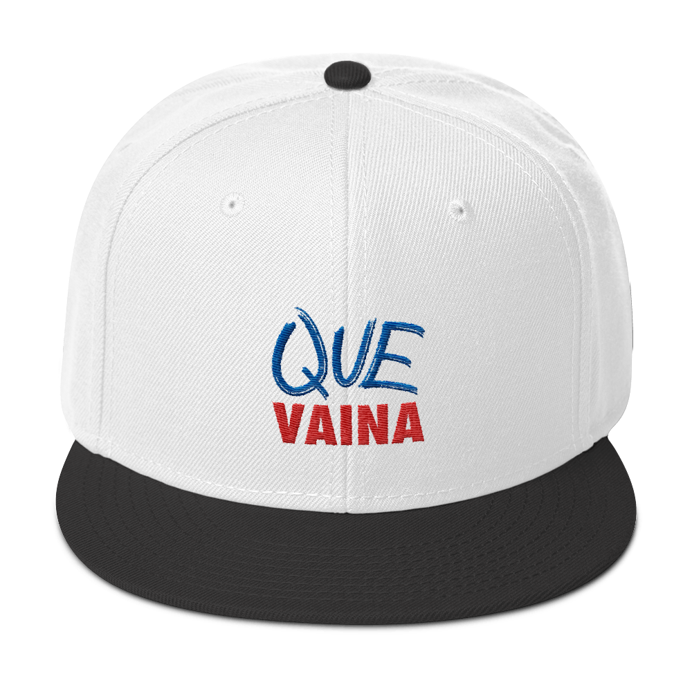 Que Vaina Snapback Hat - 2020 - DominicanGirlfriend.com - Frases Dominicanas - República Dominicana Lifestyle Graphic T-Shirts Streetwear & Accessories - New York - Bronx - Washington Heights - Miami - Florida - Boca Chica - USA - Dominican Clothing