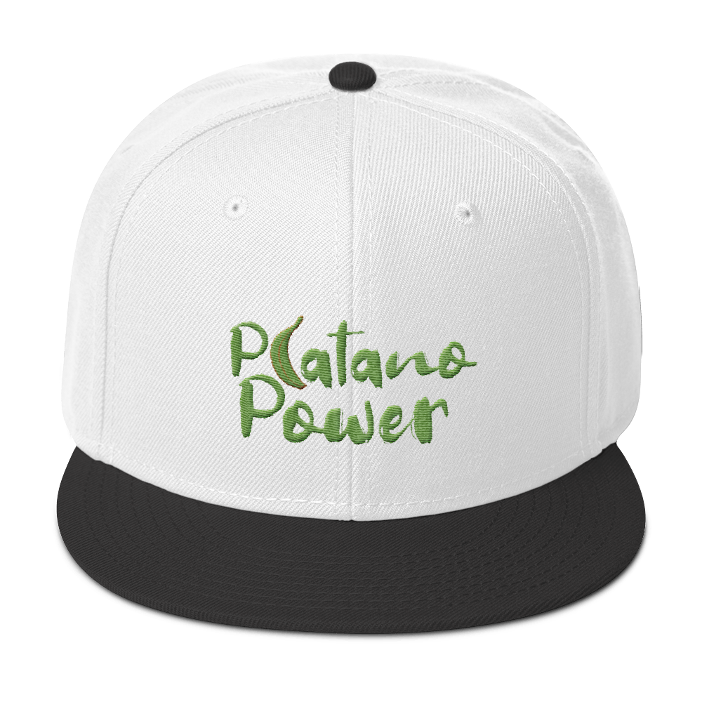 Platano Power Snapback Hat - 2020 - DominicanGirlfriend.com - Frases Dominicanas - República Dominicana Lifestyle Graphic T-Shirts Streetwear & Accessories - New York - Bronx - Washington Heights - Miami - Florida - Boca Chica - USA - Dominican Clothing