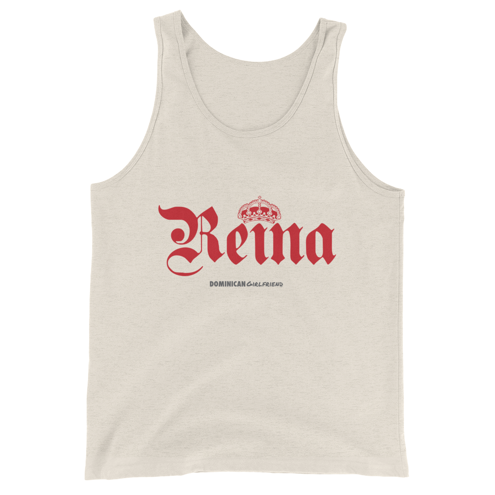 Reina Tank Top  - 2020 - DominicanGirlfriend.com - Frases Dominicanas - República Dominicana Lifestyle Graphic T-Shirts Streetwear & Accessories - New York - Bronx - Washington Heights - Miami - Florida - Boca Chica - USA - Dominican Clothing