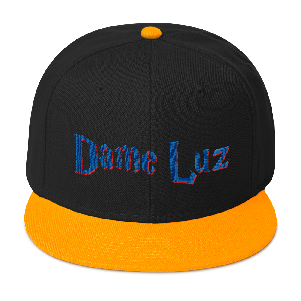 Dame Luz Snapback Hat  - 2020 - DominicanGirlfriend.com - Frases Dominicanas - República Dominicana Lifestyle Graphic T-Shirts Streetwear & Accessories - New York - Bronx - Washington Heights - Miami - Florida - Boca Chica - USA - Dominican Clothing