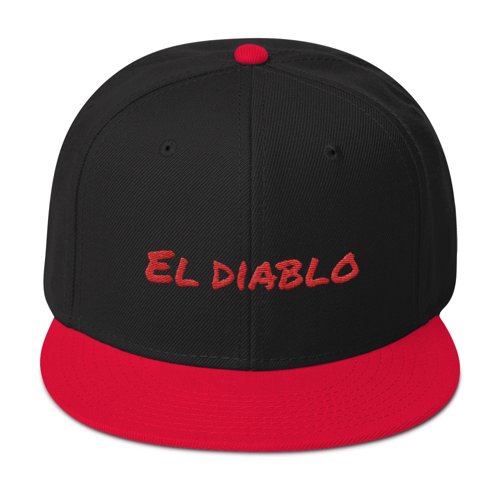 El Diablo Snapback Hat  - 2020 - DominicanGirlfriend.com - Frases Dominicanas - República Dominicana Lifestyle Graphic T-Shirts Streetwear & Accessories - New York - Bronx - Washington Heights - Miami - Florida - Boca Chica - USA - Dominican Clothing
