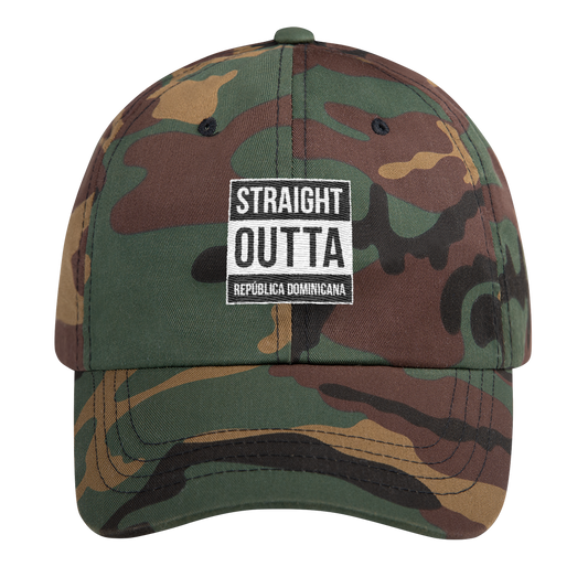 Straight Outta República Dominicana Dad hat  - 2020 - DominicanGirlfriend.com - Frases Dominicanas - República Dominicana Lifestyle Graphic T-Shirts Streetwear & Accessories - New York - Bronx - Washington Heights - Miami - Florida - Boca Chica - USA - Dominican Clothing