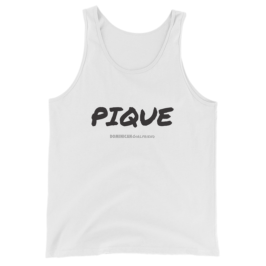 PIQUE Tank Top  - 2020 - DominicanGirlfriend.com - Frases Dominicanas - República Dominicana Lifestyle Graphic T-Shirts Streetwear & Accessories - New York - Bronx - Washington Heights - Miami - Florida - Boca Chica - USA - Dominican Clothing