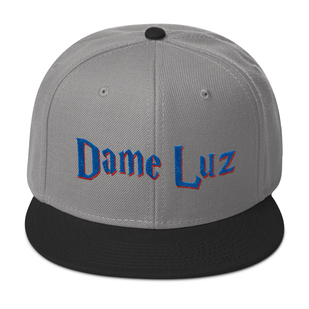 Dame Luz Snapback Hat  - 2020 - DominicanGirlfriend.com - Frases Dominicanas - República Dominicana Lifestyle Graphic T-Shirts Streetwear & Accessories - New York - Bronx - Washington Heights - Miami - Florida - Boca Chica - USA - Dominican Clothing