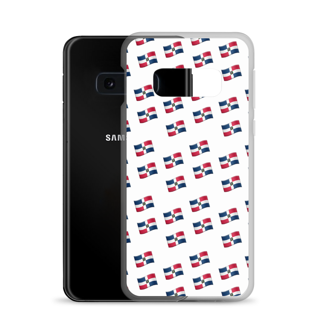 All-Over Emoji República Dominicana Flag Samsung Case - 2020 - DominicanGirlfriend.com - Frases Dominicanas - República Dominicana Lifestyle Graphic T-Shirts Streetwear & Accessories - New York - Bronx - Washington Heights - Miami - Florida - Boca Chica - USA - Dominican Clothing