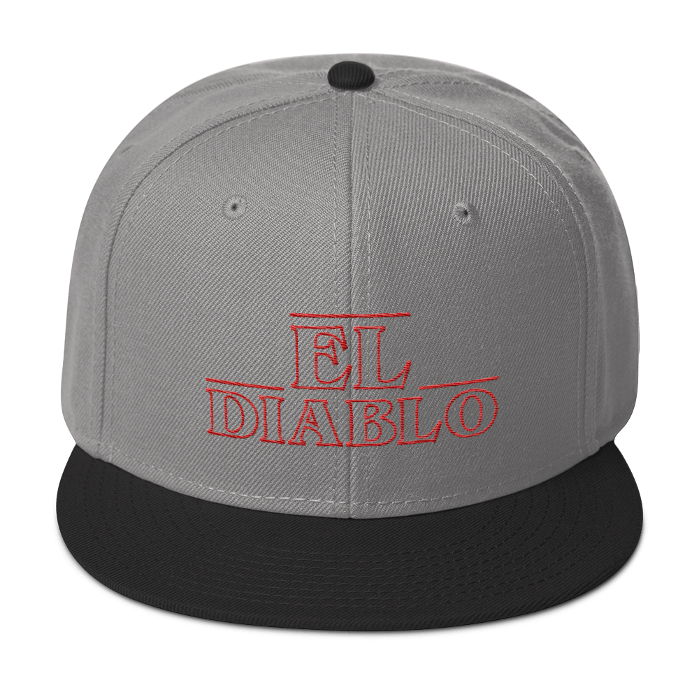El Diablo Snapback Hat  - 2020 - DominicanGirlfriend.com - Frases Dominicanas - República Dominicana Lifestyle Graphic T-Shirts Streetwear & Accessories - New York - Bronx - Washington Heights - Miami - Florida - Boca Chica - USA - Dominican Clothing