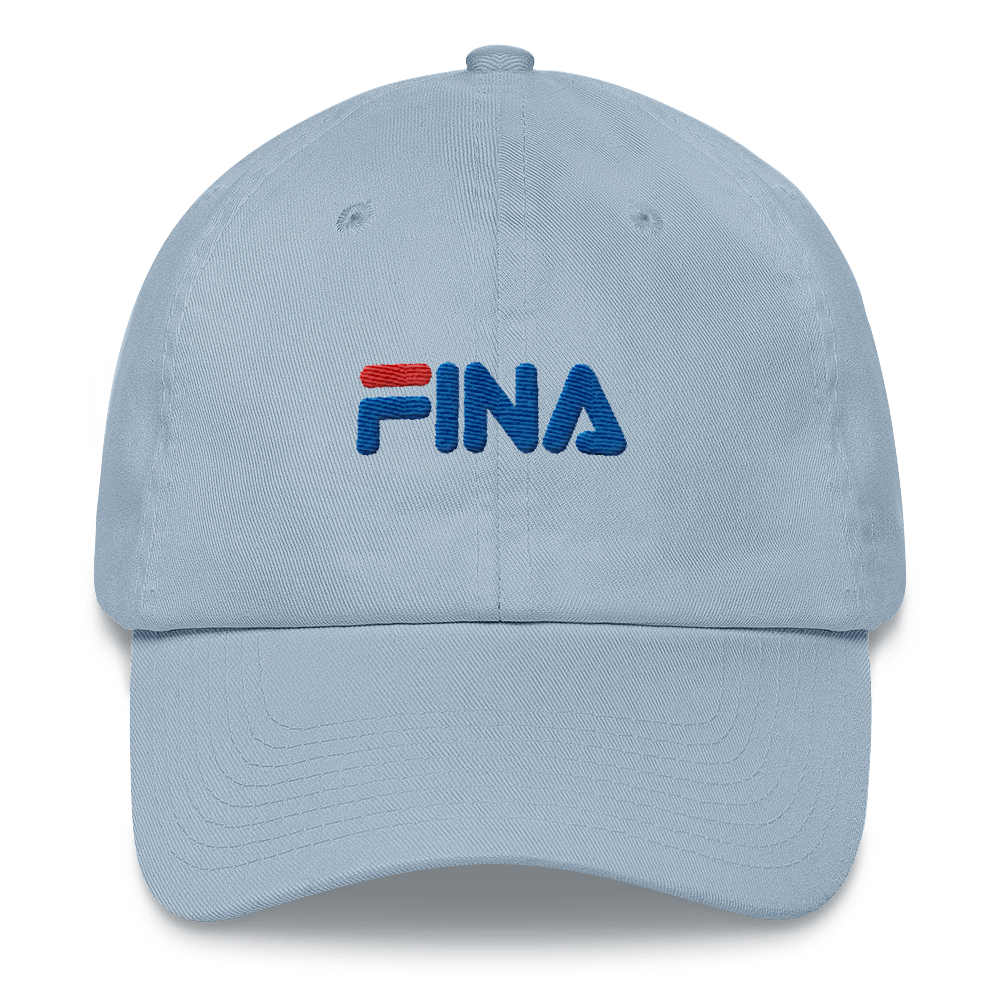 Fina Dad Hat  - 2020 - DominicanGirlfriend.com - Frases Dominicanas - República Dominicana Lifestyle Graphic T-Shirts Streetwear & Accessories - New York - Bronx - Washington Heights - Miami - Florida - Boca Chica - USA - Dominican Clothing