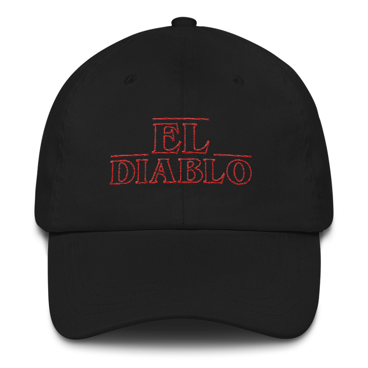 El Diablo Dad Hat - 2020 - DominicanGirlfriend.com - Frases Dominicanas - República Dominicana Lifestyle Graphic T-Shirts Streetwear & Accessories - New York - Bronx - Washington Heights - Miami - Florida - Boca Chica - USA - Dominican Clothing