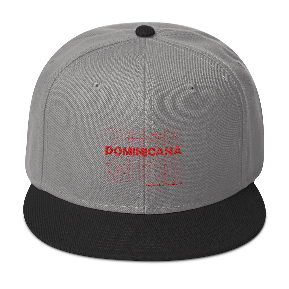 Dominicana Hasta La Tambora Snapback  - 2020 - DominicanGirlfriend.com - Frases Dominicanas - República Dominicana Lifestyle Graphic T-Shirts Streetwear & Accessories - New York - Bronx - Washington Heights - Miami - Florida - Boca Chica - USA - Dominican Clothing