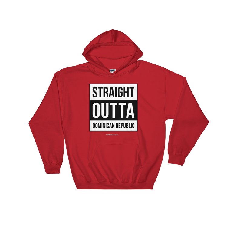 Straight Outta Dominican Republic Unisex Hoodie - 2020 - DominicanGirlfriend.com - Frases Dominicanas - República Dominicana Lifestyle Graphic T-Shirts Streetwear & Accessories - New York - Bronx - Washington Heights - Miami - Florida - Boca Chica - USA - Dominican Clothing