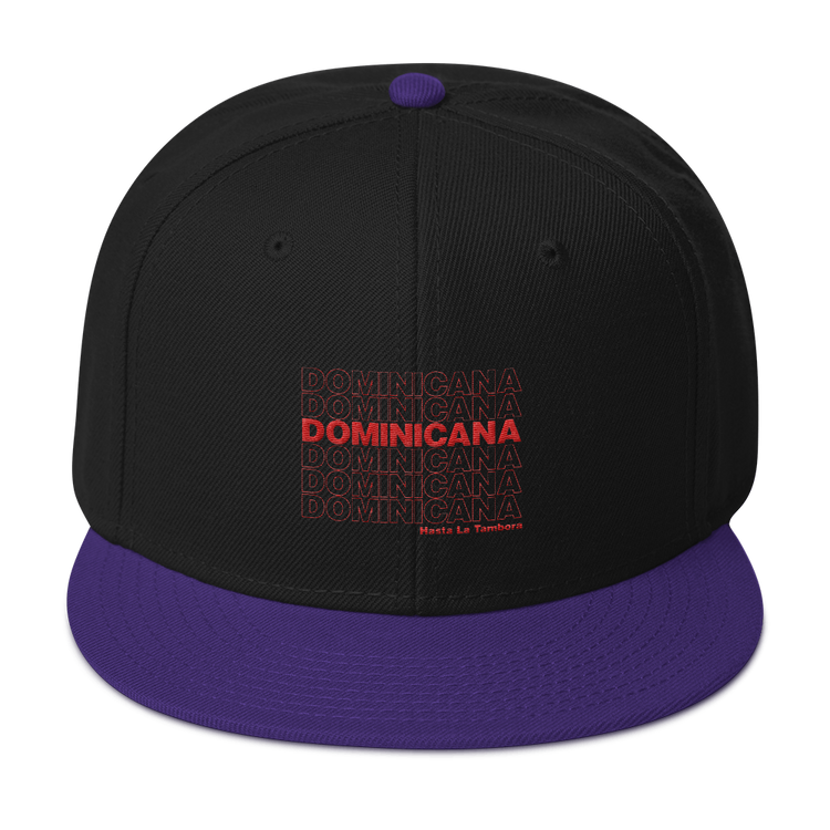 Dominicana Hasta La Tambora Snapback - 2020 - DominicanGirlfriend.com - Frases Dominicanas - República Dominicana Lifestyle Graphic T-Shirts Streetwear & Accessories - New York - Bronx - Washington Heights - Miami - Florida - Boca Chica - USA - Dominican Clothing