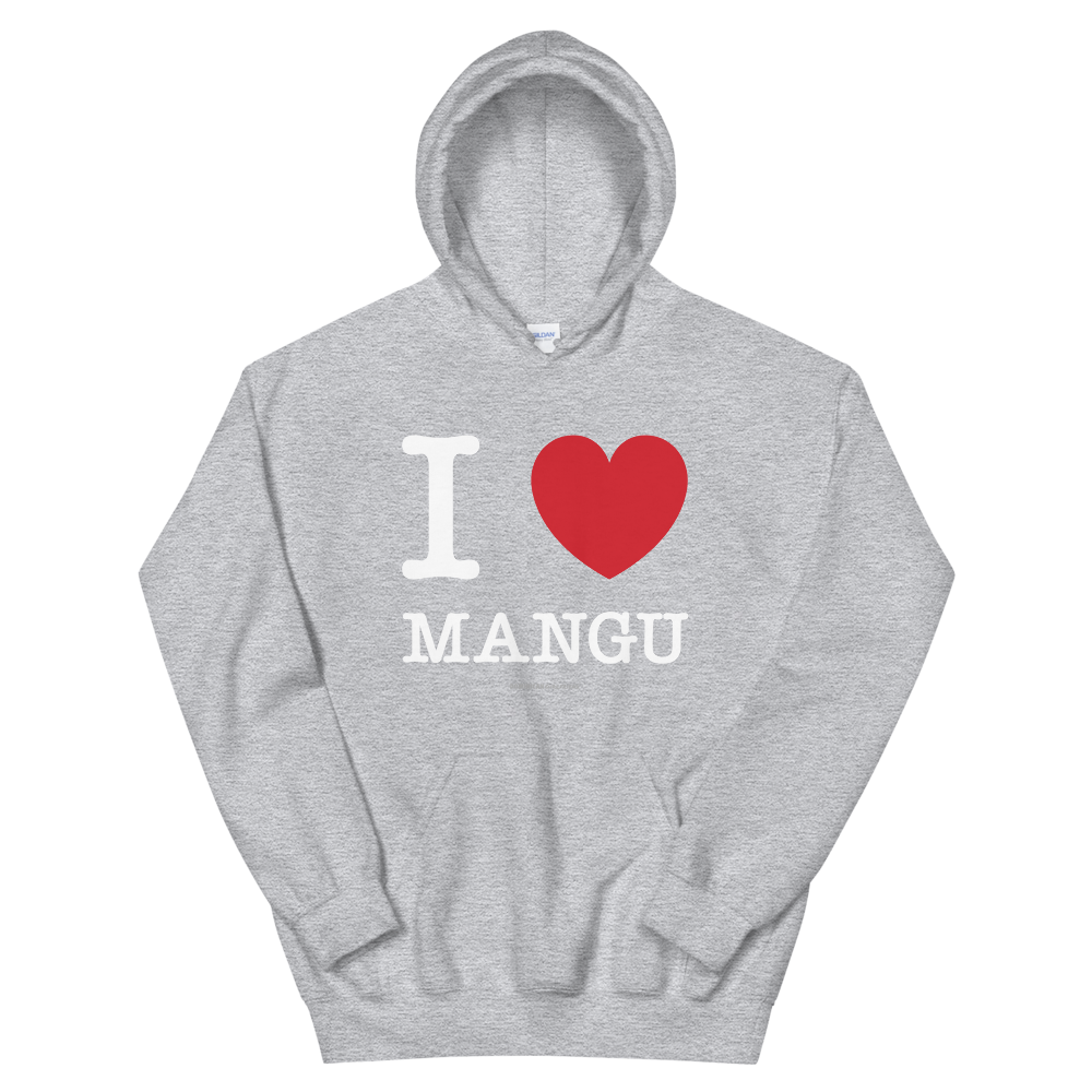 I Love Mangu Unisex Hoodie - 2020 - DominicanGirlfriend.com - Frases Dominicanas - República Dominicana Lifestyle Graphic T-Shirts Streetwear & Accessories - New York - Bronx - Washington Heights - Miami - Florida - Boca Chica - USA - Dominican Clothing