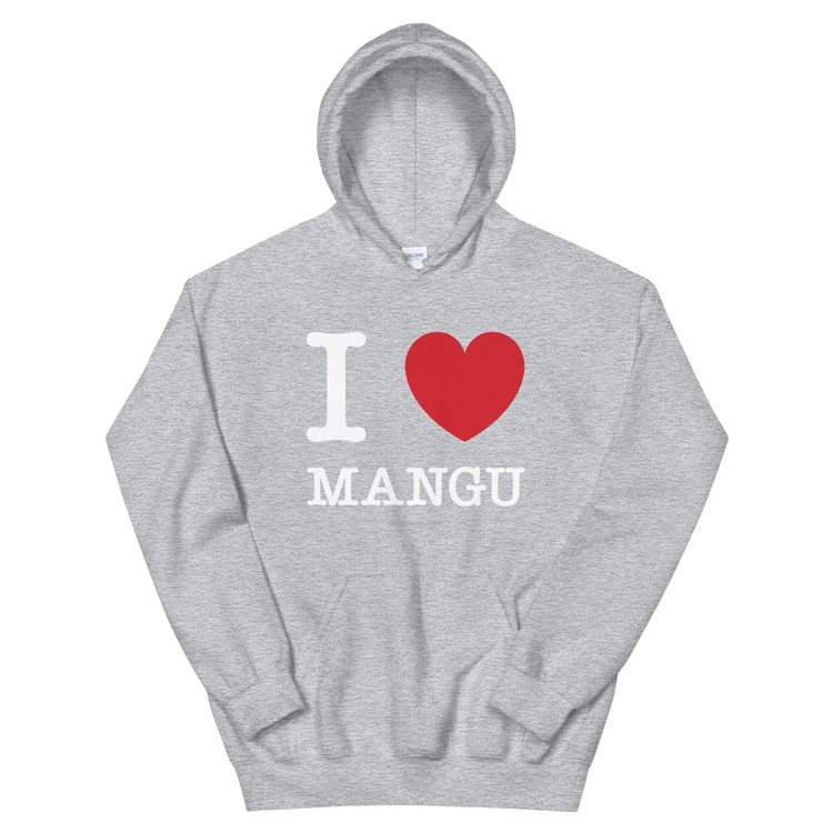 I Love Mangu Unisex Hoodie - 2020 - DominicanGirlfriend.com - Frases Dominicanas - República Dominicana Lifestyle Graphic T-Shirts Streetwear & Accessories - New York - Bronx - Washington Heights - Miami - Florida - Boca Chica - USA - Dominican Clothing