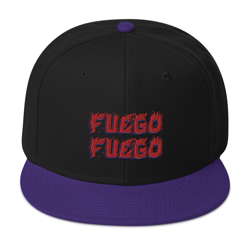 Fuego Snapback  - 2020 - DominicanGirlfriend.com - Frases Dominicanas - República Dominicana Lifestyle Graphic T-Shirts Streetwear & Accessories - New York - Bronx - Washington Heights - Miami - Florida - Boca Chica - USA - Dominican Clothing