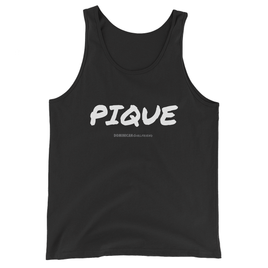 PIQUE Tank Top  - 2020 - DominicanGirlfriend.com - Frases Dominicanas - República Dominicana Lifestyle Graphic T-Shirts Streetwear & Accessories - New York - Bronx - Washington Heights - Miami - Florida - Boca Chica - USA - Dominican Clothing