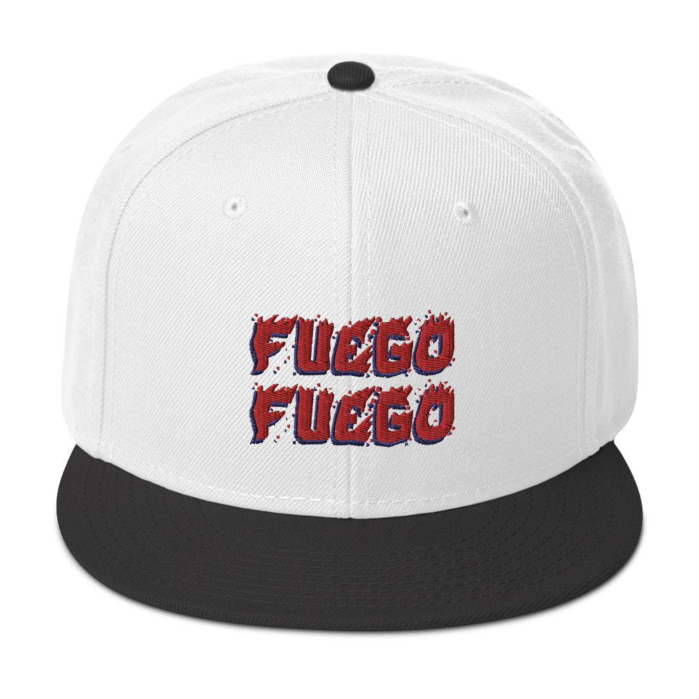 Fuego Snapback  - 2020 - DominicanGirlfriend.com - Frases Dominicanas - República Dominicana Lifestyle Graphic T-Shirts Streetwear & Accessories - New York - Bronx - Washington Heights - Miami - Florida - Boca Chica - USA - Dominican Clothing