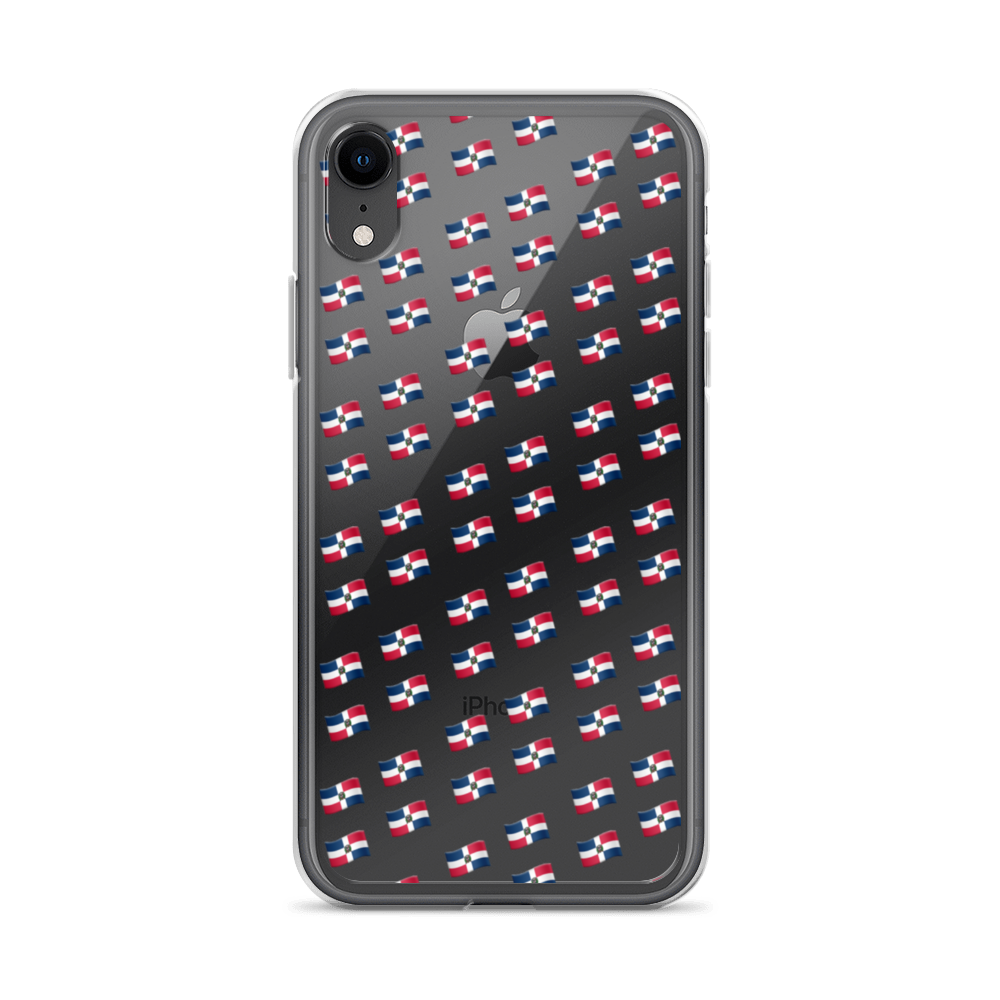 All-Over Emoji República Dominicana Flag iPhone Case - 2020 - DominicanGirlfriend.com - Frases Dominicanas - República Dominicana Lifestyle Graphic T-Shirts Streetwear & Accessories - New York - Bronx - Washington Heights - Miami - Florida - Boca Chica - USA - Dominican Clothing