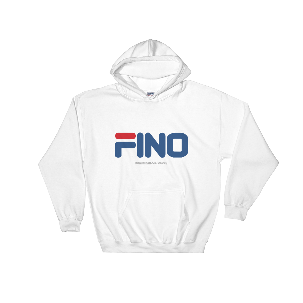 Fino Hoodie  - 2020 - DominicanGirlfriend.com - Frases Dominicanas - República Dominicana Lifestyle Graphic T-Shirts Streetwear & Accessories - New York - Bronx - Washington Heights - Miami - Florida - Boca Chica - USA - Dominican Clothing