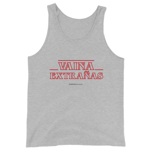 Vaina Extrañas Tank Top  - 2020 - DominicanGirlfriend.com - Frases Dominicanas - República Dominicana Lifestyle Graphic T-Shirts Streetwear & Accessories - New York - Bronx - Washington Heights - Miami - Florida - Boca Chica - USA - Dominican Clothing