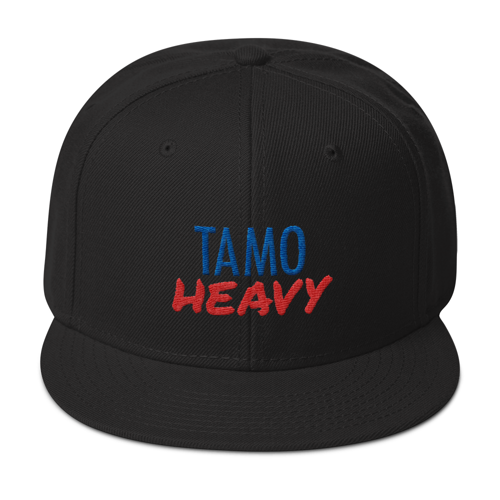 Tamo Heavy Snapback Hat - 2020 - DominicanGirlfriend.com - Frases Dominicanas - República Dominicana Lifestyle Graphic T-Shirts Streetwear & Accessories - New York - Bronx - Washington Heights - Miami - Florida - Boca Chica - USA - Dominican Clothing