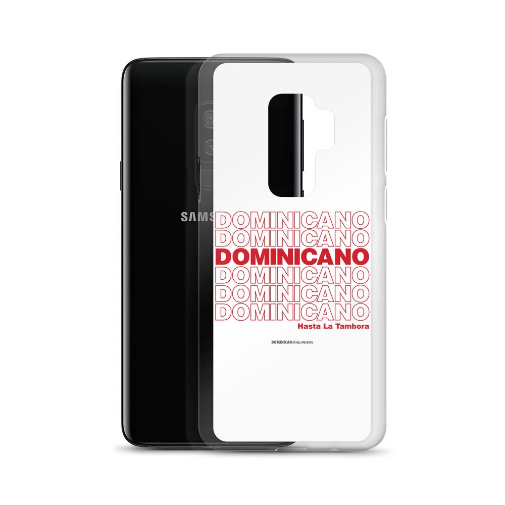 Dominicano Hasta La Tambora Samsung Case - 2020 - DominicanGirlfriend.com - Frases Dominicanas - República Dominicana Lifestyle Graphic T-Shirts Streetwear & Accessories - New York - Bronx - Washington Heights - Miami - Florida - Boca Chica - USA - Dominican Clothing
