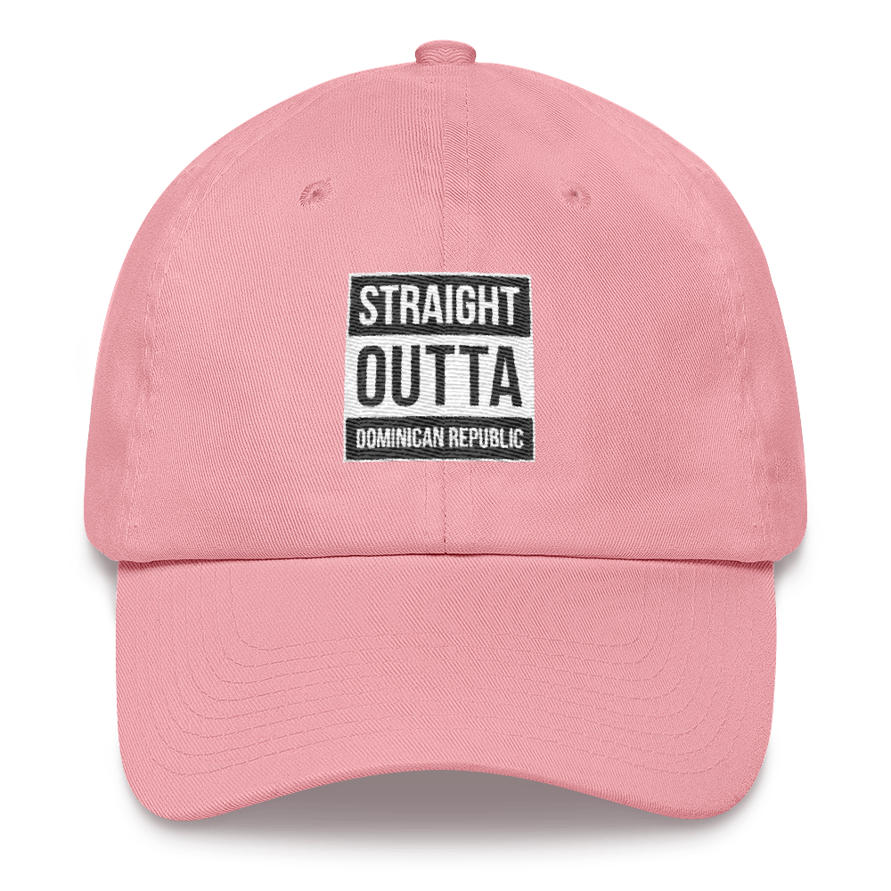 Straight Outta Dominican Republic Dad hat  - 2020 - DominicanGirlfriend.com - Frases Dominicanas - República Dominicana Lifestyle Graphic T-Shirts Streetwear & Accessories - New York - Bronx - Washington Heights - Miami - Florida - Boca Chica - USA - Dominican Clothing