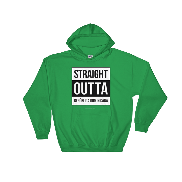 Straight Outta República Dominicana Unisex Hoodie - 2020 - DominicanGirlfriend.com - Frases Dominicanas - República Dominicana Lifestyle Graphic T-Shirts Streetwear & Accessories - New York - Bronx - Washington Heights - Miami - Florida - Boca Chica - USA - Dominican Clothing