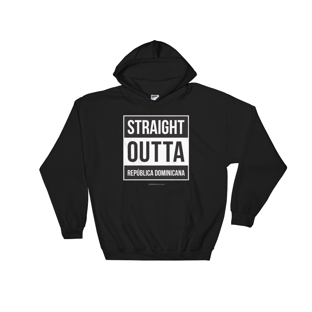 Straight Outta República Dominicana Unisex Hoodie  - 2020 - DominicanGirlfriend.com - Frases Dominicanas - República Dominicana Lifestyle Graphic T-Shirts Streetwear & Accessories - New York - Bronx - Washington Heights - Miami - Florida - Boca Chica - USA - Dominican Clothing
