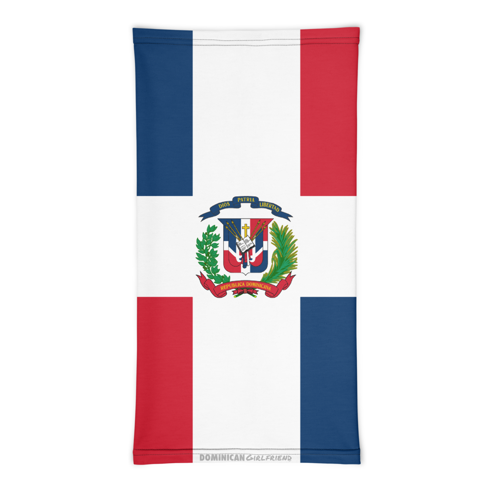 República Dominicana Flag Washable Face Neck Mask - 2020 - DominicanGirlfriend.com - Frases Dominicanas - República Dominicana Lifestyle Graphic T-Shirts Streetwear & Accessories - New York - Bronx - Washington Heights - Miami - Florida - Boca Chica - USA - Dominican Clothing
