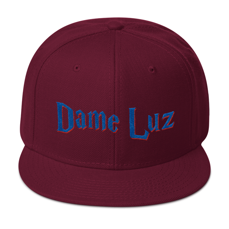 Dame Luz Snapback Hat - 2020 - DominicanGirlfriend.com - Frases Dominicanas - República Dominicana Lifestyle Graphic T-Shirts Streetwear & Accessories - New York - Bronx - Washington Heights - Miami - Florida - Boca Chica - USA - Dominican Clothing