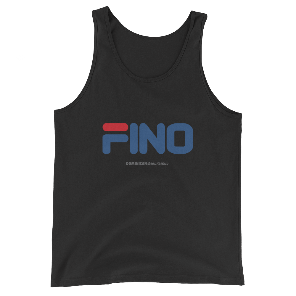 Fino Tank Top  - 2020 - DominicanGirlfriend.com - Frases Dominicanas - República Dominicana Lifestyle Graphic T-Shirts Streetwear & Accessories - New York - Bronx - Washington Heights - Miami - Florida - Boca Chica - USA - Dominican Clothing
