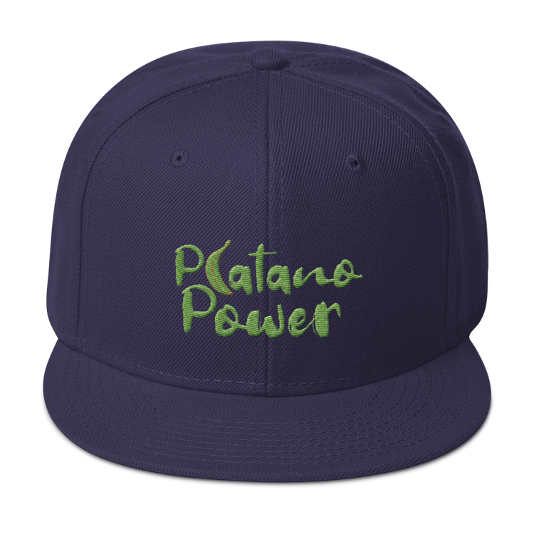 Platano Power Snapback Hat - 2020 - DominicanGirlfriend.com - Frases Dominicanas - República Dominicana Lifestyle Graphic T-Shirts Streetwear & Accessories - New York - Bronx - Washington Heights - Miami - Florida - Boca Chica - USA - Dominican Clothing