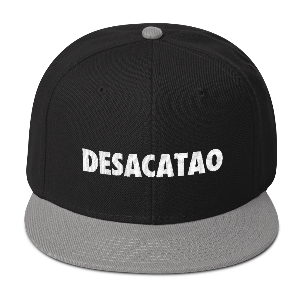 Desacatao Snapback Hat  - 2020 - DominicanGirlfriend.com - Frases Dominicanas - República Dominicana Lifestyle Graphic T-Shirts Streetwear & Accessories - New York - Bronx - Washington Heights - Miami - Florida - Boca Chica - USA - Dominican Clothing