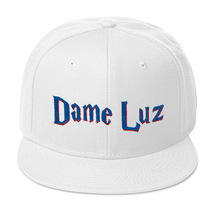 Dame Luz Snapback Hat - 2020 - DominicanGirlfriend.com - Frases Dominicanas - República Dominicana Lifestyle Graphic T-Shirts Streetwear & Accessories - New York - Bronx - Washington Heights - Miami - Florida - Boca Chica - USA - Dominican Clothing