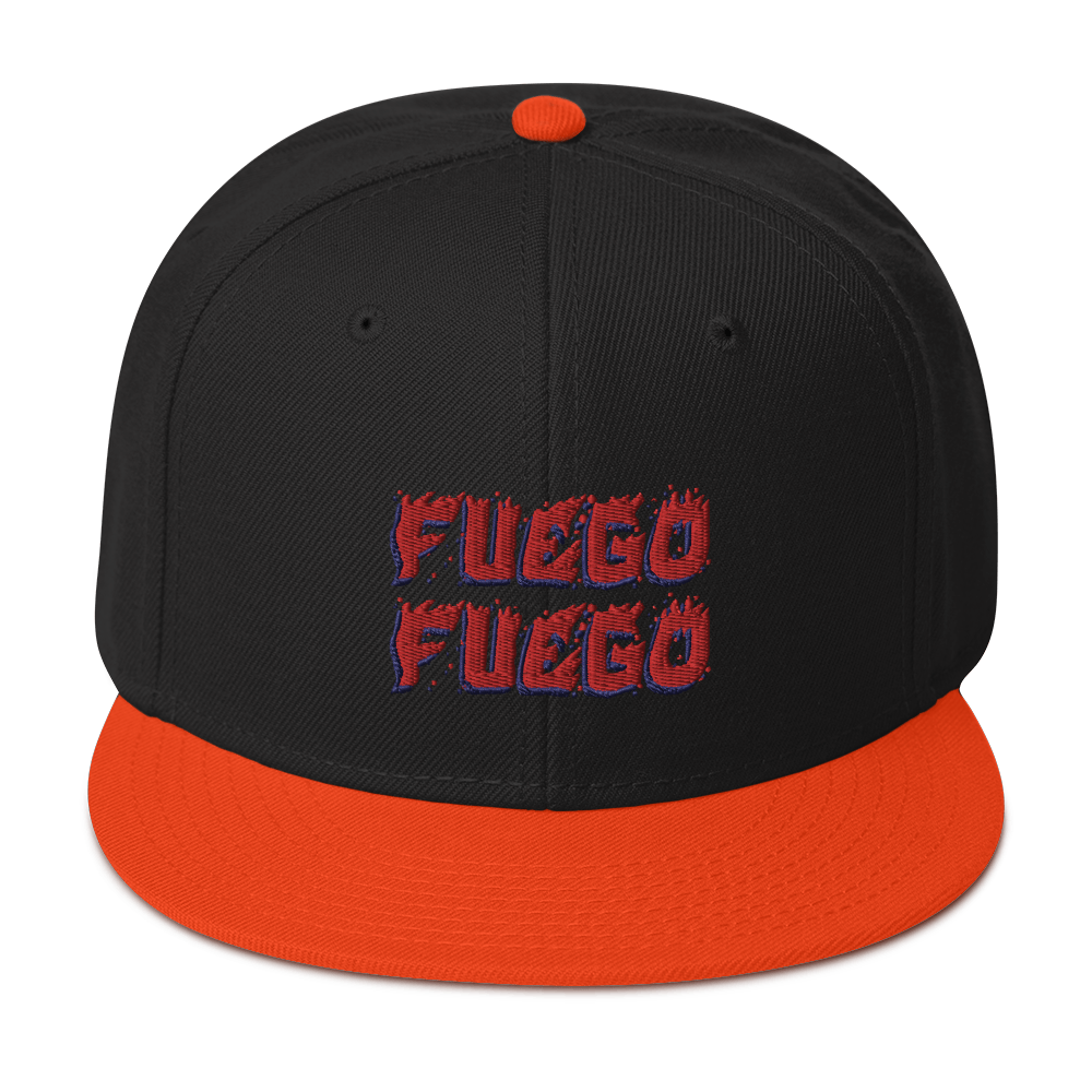 Fuego Snapback  - 2020 - DominicanGirlfriend.com - Frases Dominicanas - República Dominicana Lifestyle Graphic T-Shirts Streetwear & Accessories - New York - Bronx - Washington Heights - Miami - Florida - Boca Chica - USA - Dominican Clothing