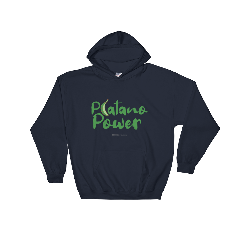 Platano Power Unisex Hoodie  - 2020 - DominicanGirlfriend.com - Frases Dominicanas - República Dominicana Lifestyle Graphic T-Shirts Streetwear & Accessories - New York - Bronx - Washington Heights - Miami - Florida - Boca Chica - USA - Dominican Clothing