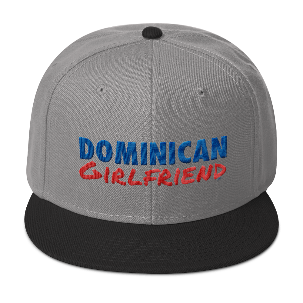 Dominican Girlfriend Snapback Hat - 2020 - DominicanGirlfriend.com - Frases Dominicanas - República Dominicana Lifestyle Graphic T-Shirts Streetwear & Accessories - New York - Bronx - Washington Heights - Miami - Florida - Boca Chica - USA - Dominican Clothing