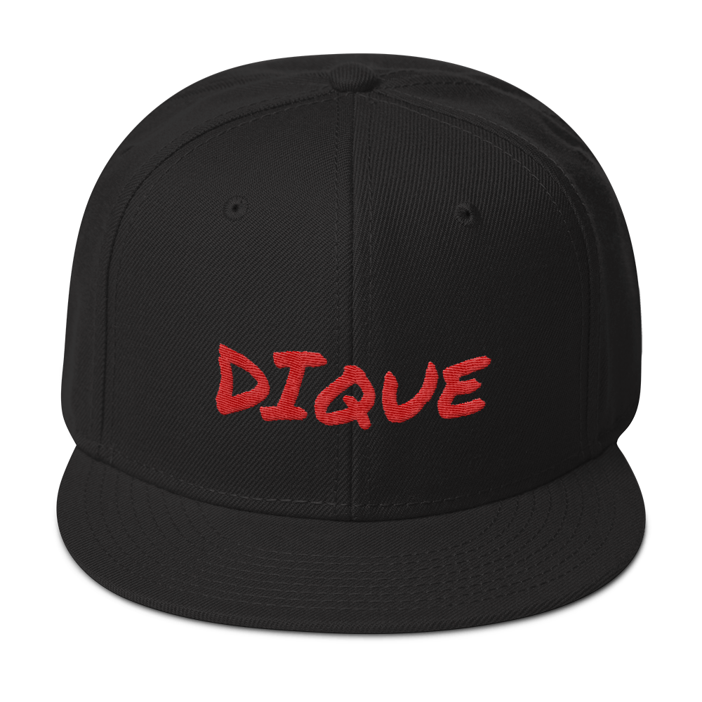 Dique Snapback Hat  - 2020 - DominicanGirlfriend.com - Frases Dominicanas - República Dominicana Lifestyle Graphic T-Shirts Streetwear & Accessories - New York - Bronx - Washington Heights - Miami - Florida - Boca Chica - USA - Dominican Clothing