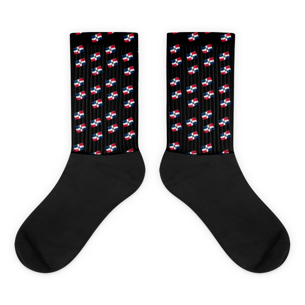 All-Over Emoji República Dominicana Flag Socks - 2020 - DominicanGirlfriend.com - Frases Dominicanas - República Dominicana Lifestyle Graphic T-Shirts Streetwear & Accessories - New York - Bronx - Washington Heights - Miami - Florida - Boca Chica - USA - Dominican Clothing