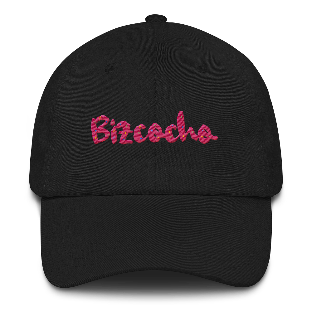 Bizcocho Dad Hat  - 2020 - DominicanGirlfriend.com - Frases Dominicanas - República Dominicana Lifestyle Graphic T-Shirts Streetwear & Accessories - New York - Bronx - Washington Heights - Miami - Florida - Boca Chica - USA - Dominican Clothing