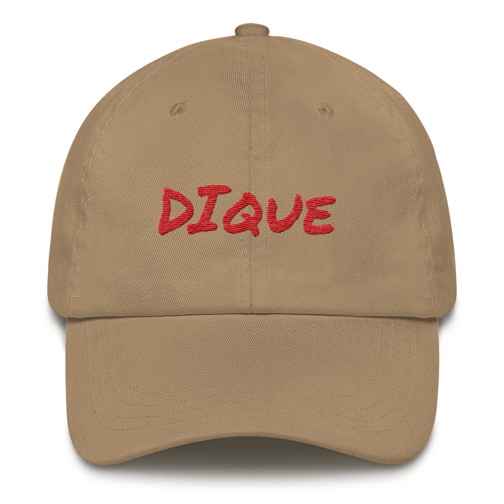 Dique Dad Hat  - 2020 - DominicanGirlfriend.com - Frases Dominicanas - República Dominicana Lifestyle Graphic T-Shirts Streetwear & Accessories - New York - Bronx - Washington Heights - Miami - Florida - Boca Chica - USA - Dominican Clothing